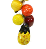 Small Ristra/String of Ceramic Fruits, with 11 Fruits-16.5 Inches Long
