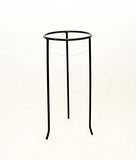 Wrought Iron Tripod Base-18.25 Inches High x 7.5 Inches Diameter