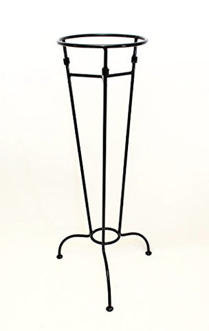 Versatile Iron Garden Stand-30 Inches High x 8.75 Inches Diameter x 13 Inches Wide, Great for gazing balls