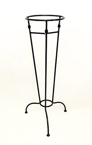 Versatile Iron Garden Stand-30 Inches High X 8.75 Inches Diameter X 13 Inches Wide, Great for gazing balls