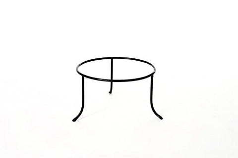 Metal Plate Riser-5 Inches High X 8 Inches in Diameter, Painted Bronze