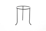 Metal Plate Riser-10 Inches High X 8 Inches in Diameter, Painted Bronze