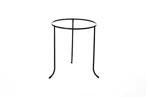 Metal Plate Riser-10 Inches High X 8 Inches in Diameter, Painted Bronze