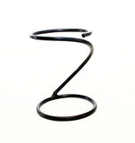 Spiral Iron Base-5 Inches High x 3.5 Inches in Diameter, Handmade and Painted Bronze