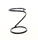 Spiral Iron Base-5 Inches High X 3.5 Inches in Diameter, Handmade and Painted Bronze