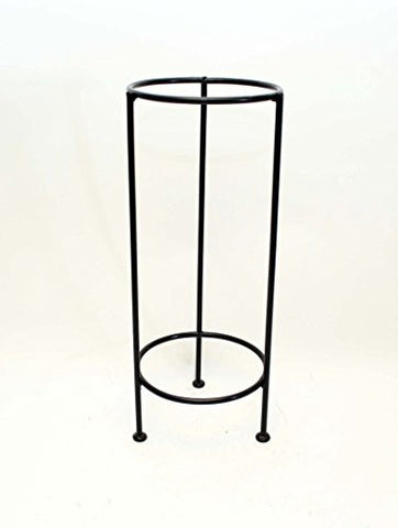 Handmade Iron Floor Stand, Bronze Color-21 Inches High X 8 5/8 Inches Wide