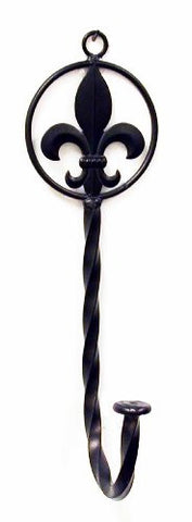 Fleur De Lis Single Hat Hook-14 Inches High