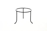Metal Plate Riser-7 Inches High X 8 Inches in Diameter, Painted Bronze