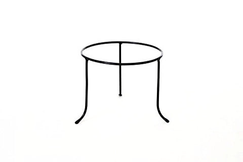 Metal Plate Riser-7 Inches High X 8 Inches in Diameter, Painted Bronze