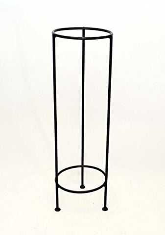 Handmade Iron Floor Stand, Bronze Color- 27 Inches High x 8 5/8 Inches Wide