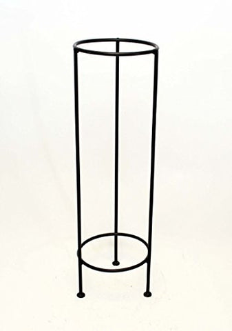 Handmade Iron Floor Stand, Bronze Color-27 Inches High X 8 5/8 Inches Wide