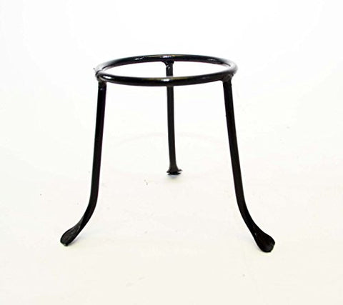 Iron Tripod Base, Bronze Color-5 Inches High X 3.5 Inches Inside Diameter