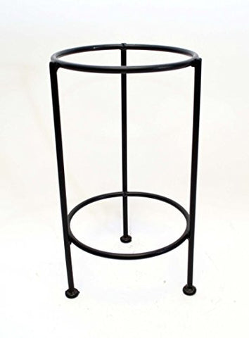 Handmade Iron Floor Stand, Bronze Color-15 Inches High X 8 5/8 Inches Wide