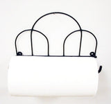 Wrought Iron Mission Paper Towel Holder-13 Inches Wide X 7.5 Inches High