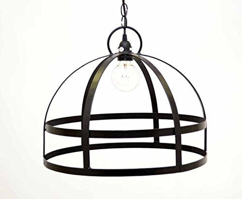 Urn Shaped Hanging Lamp, with Socket Set and 3 Feet of Chain,12 Inches High X 17.5 Inches Diameter