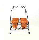 Four Pot Caddy for 6 Inch Pots-21.5 Inches High X 15.75 Inches Long X 15 3/8 Inches Wide