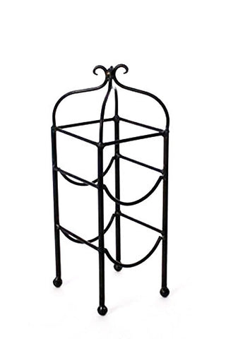 Classic Double Bottle Wine Rack-16 Inches High x 5.5 Inches Wide x 6 Inches in Diameter