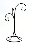 Wrought Iron Ornament or Globe Display Stand-Triple Hook-16.5 Inches Tall