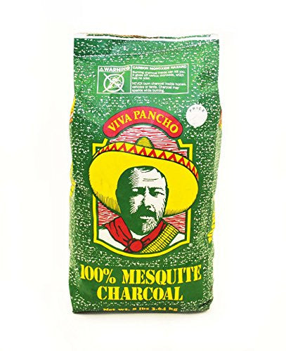 8 Lb Bag of Authentic & Natural 100% Mesquite Wood Lump Charcoal