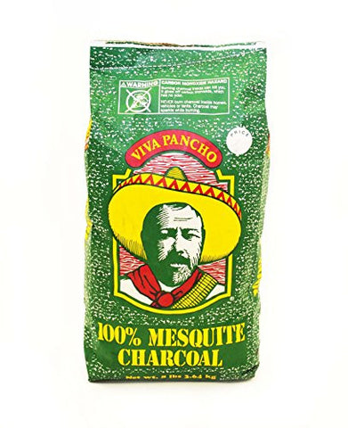 8 Lb Bag of Authentic & Natural 100% Mesquite Wood Lump Charcoal, Handmade