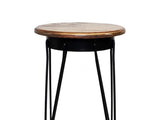 Wrought Iron Ice Cream Parlor Stool, Large-28 Inches High X 13 Inches in Diameter