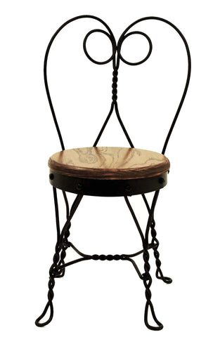 Antique Reproduction Child Ice Cream Parlor Chair-22.5 Inches High