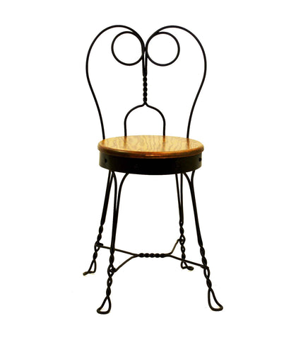 Antique Reproduction Ice Cream Parlor Chair-33 Inches High
