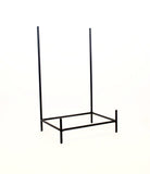 Handmade Wrought Iron Rectangular Bowl Stand, Bronze Color-19.5 Inches High X 11.75 Inches Wide X 8 Inches in Deep