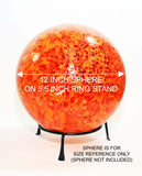 Basic Wrought Iron Display Ring Stand, Bronze Color-5.5 Inches Diameter X 2 Inches High