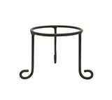 Laredo Import 4 by 4 Iron Display Stand, Lg-4 Inches Diameter X 4 Inches High