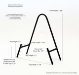 Mini Easel or Business Card Holder-4 3/8 Inches Tall X 3 7/8 Inches Wide x 1 7/8 Inches Deep