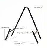 Sturdy Table Plate Holder/Easel, 10.25 Inches High X 10.5 Inches Wide