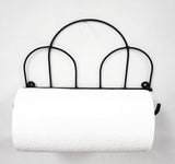 Wrought Iron Mission Paper Towel Holder-13 Inches Wide X 7.5 Inches High