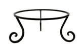 Wrought Iron Chimenea or Pot Stand-8 Inches High X 16 Inches in Diameter, Painted Bronze