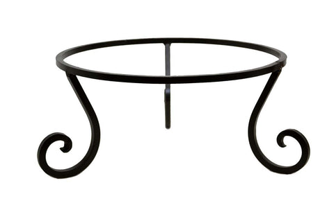 Wrought Iron Chimenea or Pot Stand-8 Inches High X 16 Inches in Diameter, Painted Bronze