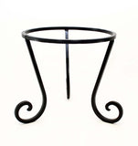 Wrought Iron Pot Stand-12 Inches High X 12 Inches in Diameter, Painted Bronze