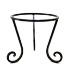 Wrought Iron Pot Stand-16 Inches Tall x 12 Inches in Diameter, Painted Bronze