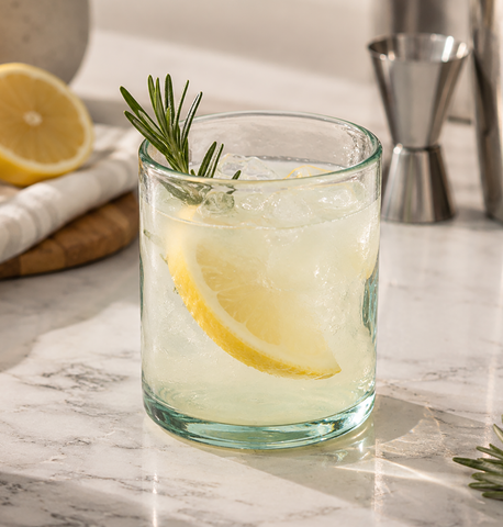 Set of 4, Recycled Clear Cocktail/Juice Glass, 10-12 ounces, Recycled Glass