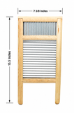 Small Washboard with tin-15.5 Inches High X 7 3/8 Inches Wide