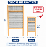 Small Washboard with tin-15.5 Inches High X 7 3/8 Inches Wide