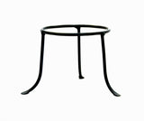 Iron Tripod Base-5 Inches High by 5 Inch Ring Diameter, 1/4 Inch Thick Iron