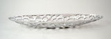 Aluminum Oval Display Bowl-20.5 Inches Long x 8 Inches Wide