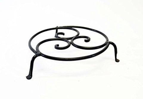 Wrought Iron Trivet-1.75 Inches Tall x 7.5 Inches in Diameter