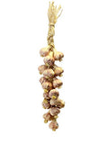 Ristra/ String of Ceramic Garlic, with 16-18 Garlics, 20 Inches Long