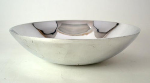 Aluminum Large Round Salad/Display Bowl- 15 Inches in Diameter