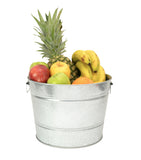 4.5 Gallon Galvanized Wash Tub with Handles-9 7/8 Inches High x 13.25 Inches in Diameter