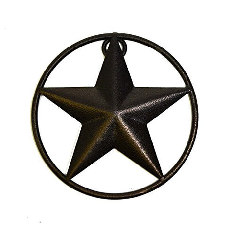 Small Iron Star with Ring, 5 Inches in Diameter –