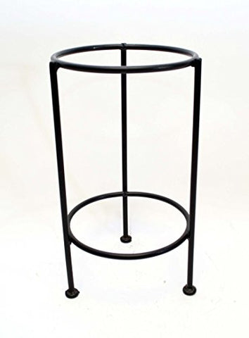 Handmade Iron Floor Stand, Bronze Color-15 Inches High x 8 5/8 Inches Wide
