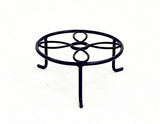 Decorative Iron Plant Riser-3 Inches High x 6.5 Inches in Diameter