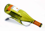 Aluminum Tabletop Wine Bottle Holder- 9 Inches Long
